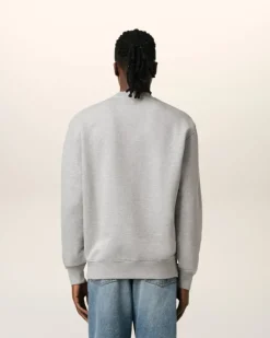 Ami Paris Grey Cotton Ami de Coeur Sweatshirt HEATHER ASH GREY Cheap