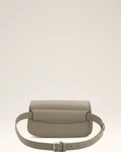 Ami Paris Grey Leather Crossbody Paris Paris Bag ASH/VIBRATED SILVER Outlet