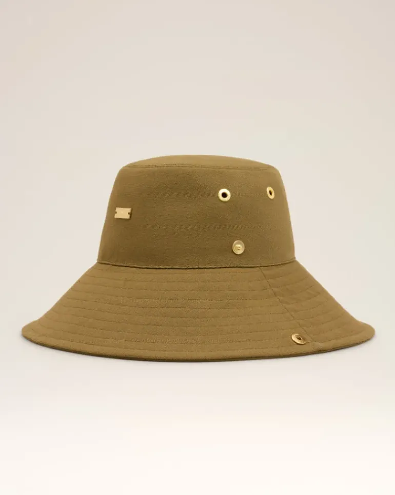 Ami Paris Cotton Ami de Coeur Plate Hat KHAKI Cheap
