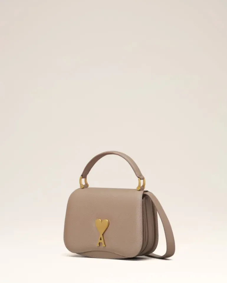 Ami Paris Mini Paris Paris Bag LIGHT TAUPE Best Sale