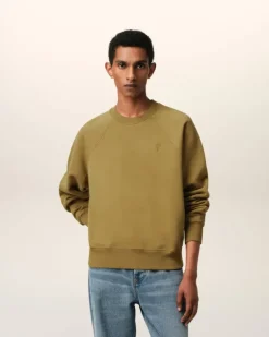 Ami Paris Mustard Cotton Tonal Ami de Coeur Sweatshirt HAVANA Shop