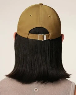 Ami Paris Mustard Twill Ami de Coeur Stud Cap HAVANA Shop