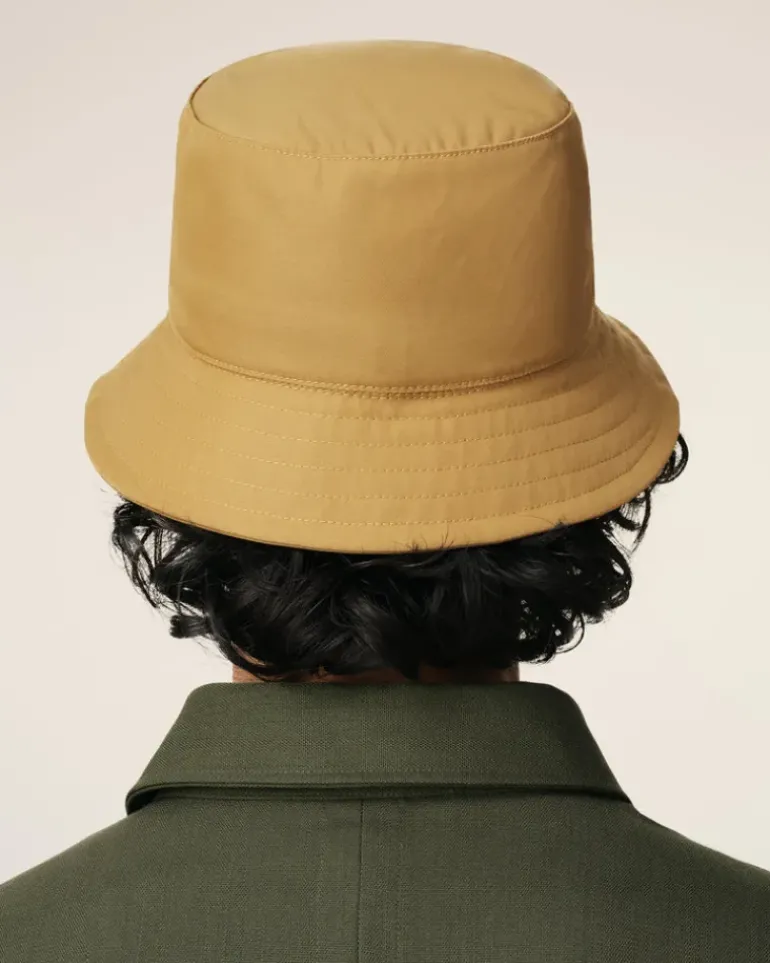 Ami Paris Mustard Twill Ami de Coeur Stud Bucket Hat HAVANA Store