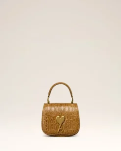 Ami Paris Nano Paris Paris Bag BRONZE Fashion