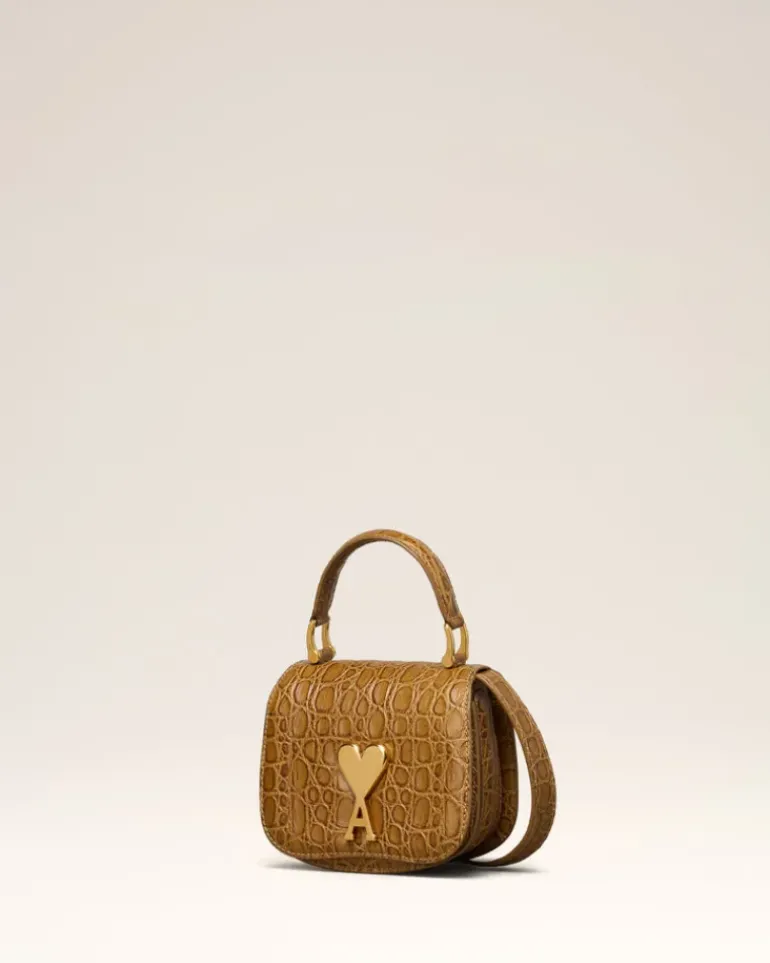 Ami Paris Nano Paris Paris Bag BRONZE Fashion