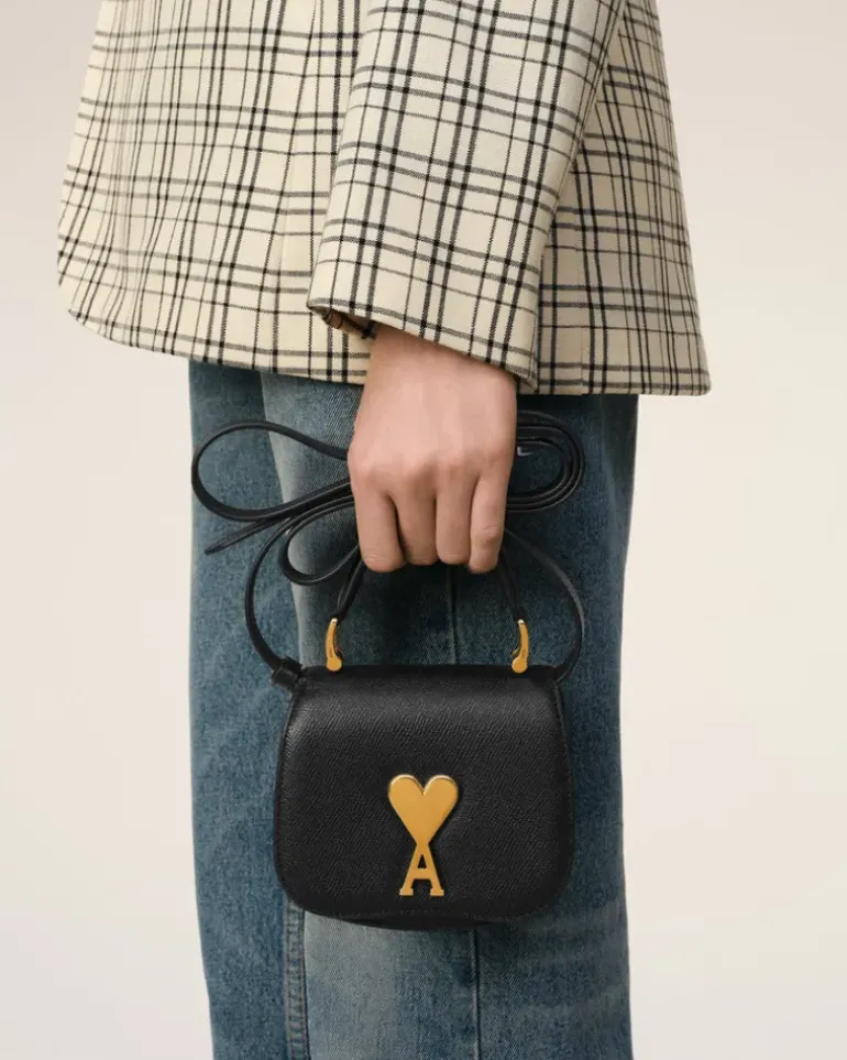 Ami Paris Nano Paris Paris Bag BLACK Clearance