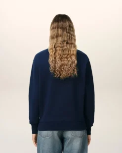 Ami Paris Navy Cotton Ami de Coeur Sweatshirt NIGHT BLUE Outlet