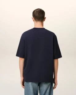 Ami Paris Navy Cotton Patch T-Shirt NAVY BLUE Cheap