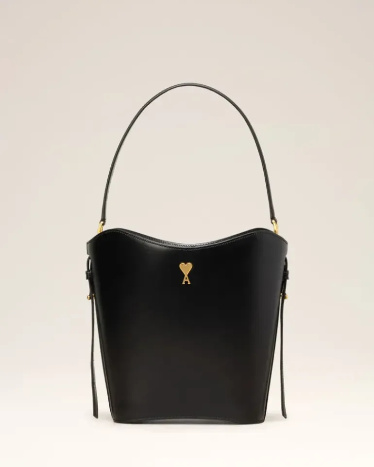 Ami Paris Paris Paris Bucket Bag BLACK Fashion
