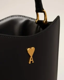 Ami Paris Paris Paris Bucket Bag BLACK Fashion