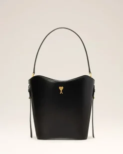 Ami Paris Paris Paris Bucket Bag BLACK Fashion