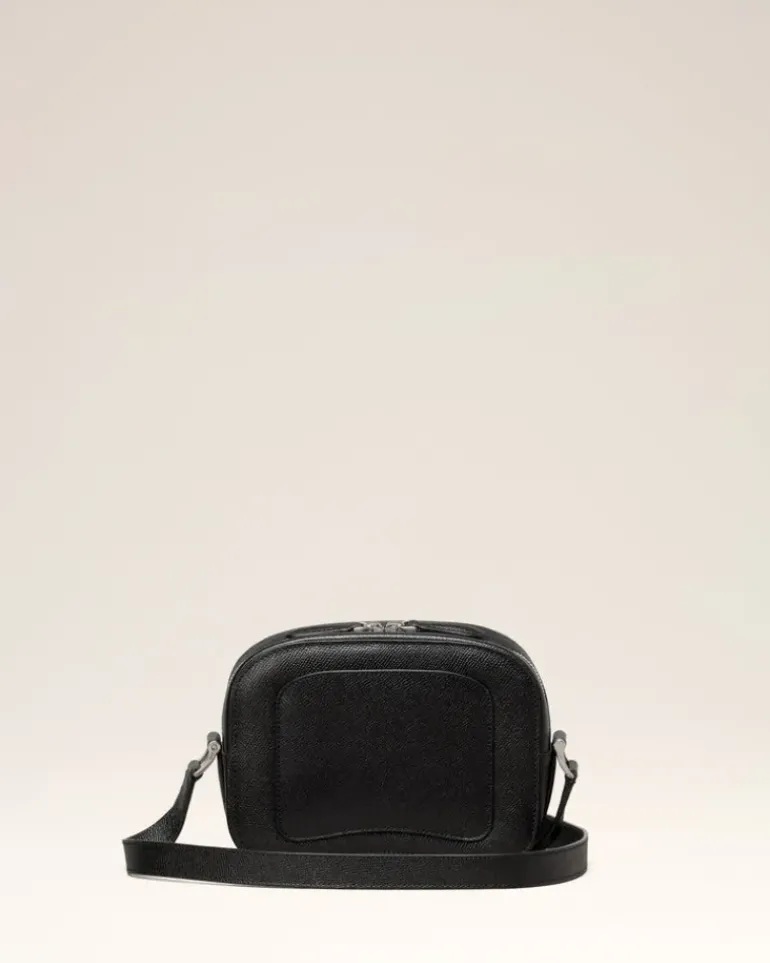 Ami Paris Paris Paris Camera Bag BLACK/VIBRATED SILVER Best Sale