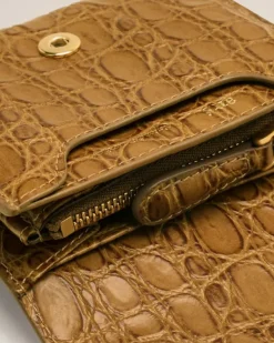 Ami Paris Paris Paris Compact Wallet BRONZE Flash Sale