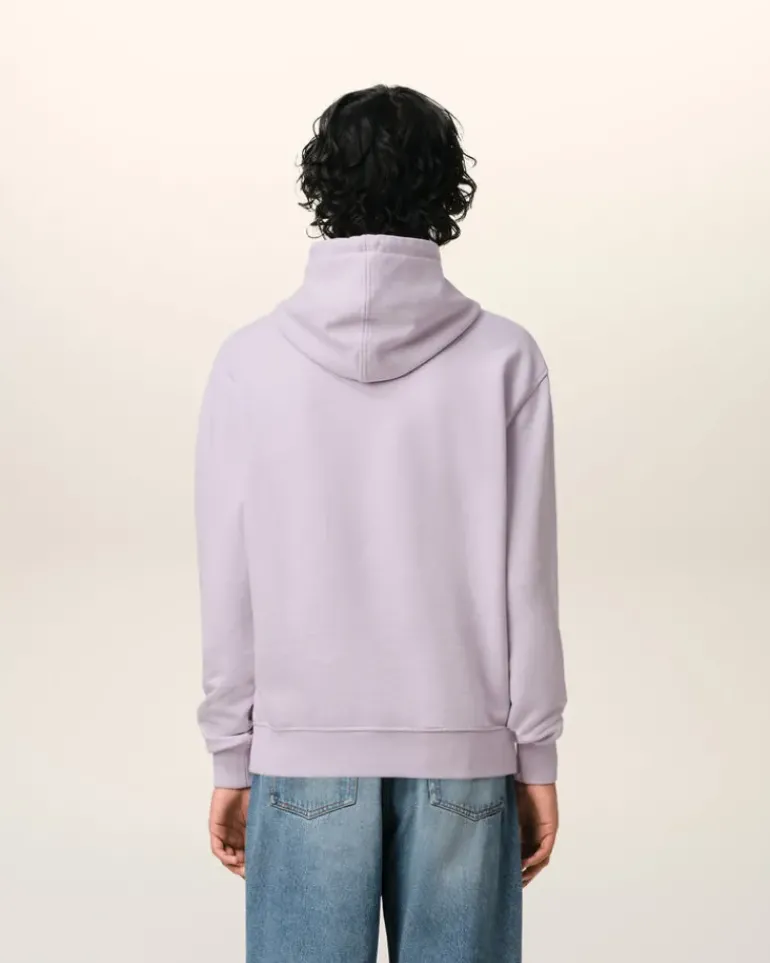 Ami Paris Purple Cotton Ami de Coeur Hoodie LILAC Discount