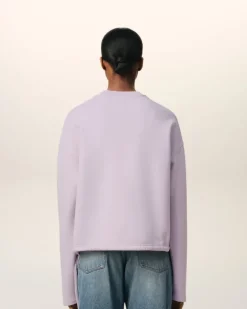 Ami Paris Purple Cotton Ami de Coeur Sweatshirt LILAC Fashion