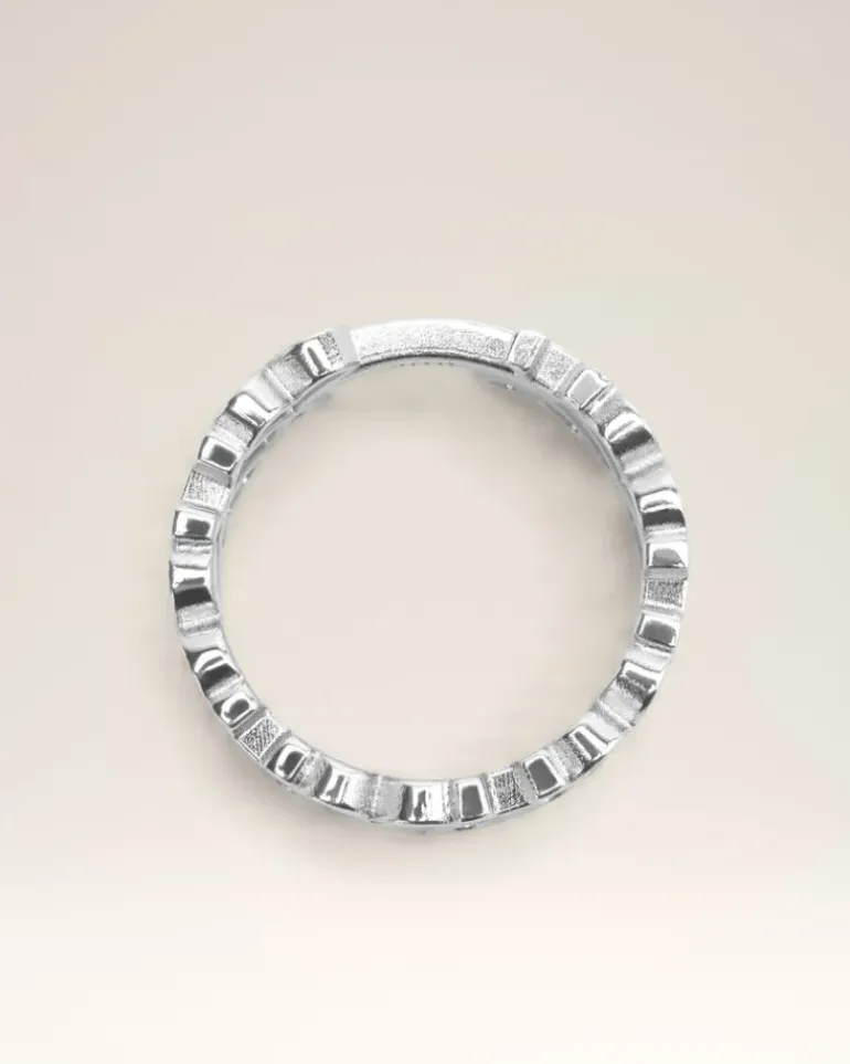 Ami Paris Brass Ami de Coeur Ring SILVER Outlet