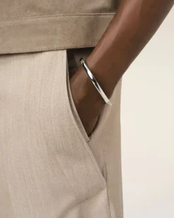 Ami Paris Brass Dune Small Size Cuff SILVER Best