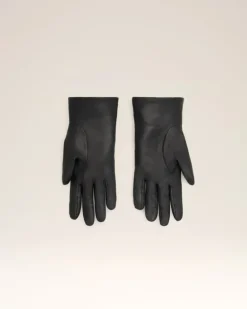 Ami Paris Strap Detail Gloves BLACK Clearance