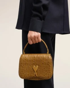 Ami Paris Top Handle Paris Paris Bag BRONZE Outlet