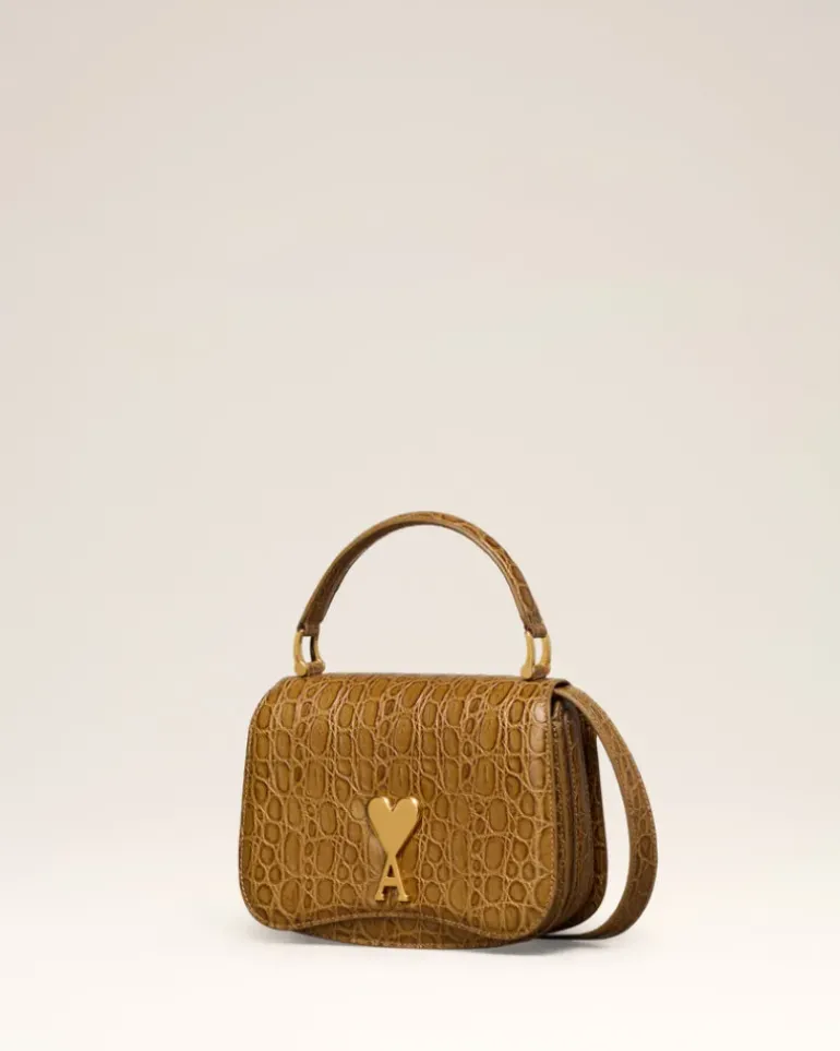 Ami Paris Top Handle Paris Paris Bag BRONZE Outlet