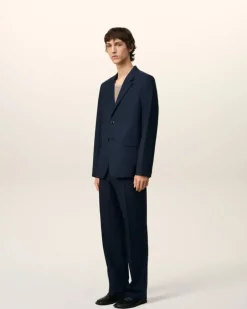 Ami Paris Two Buttons Jacket NAVY BLUE Shop