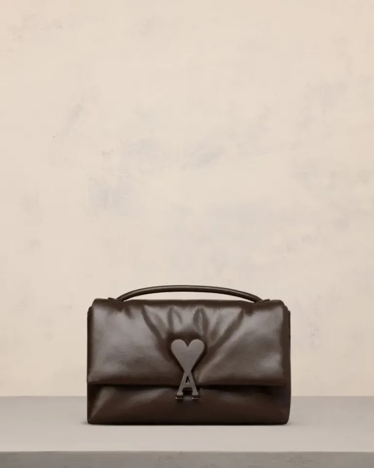 Ami Paris Voulez-Vous Bag DARK COFFEE Cheap