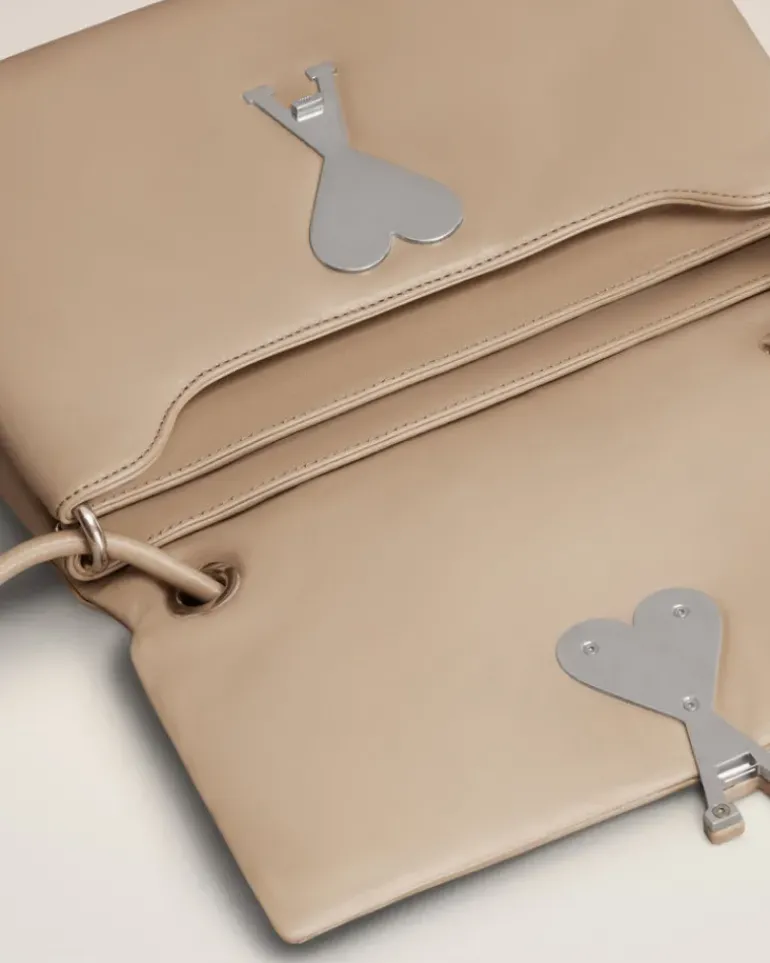 Ami Paris Voulez-Vous Bag LIGHT BEIGE Cheap