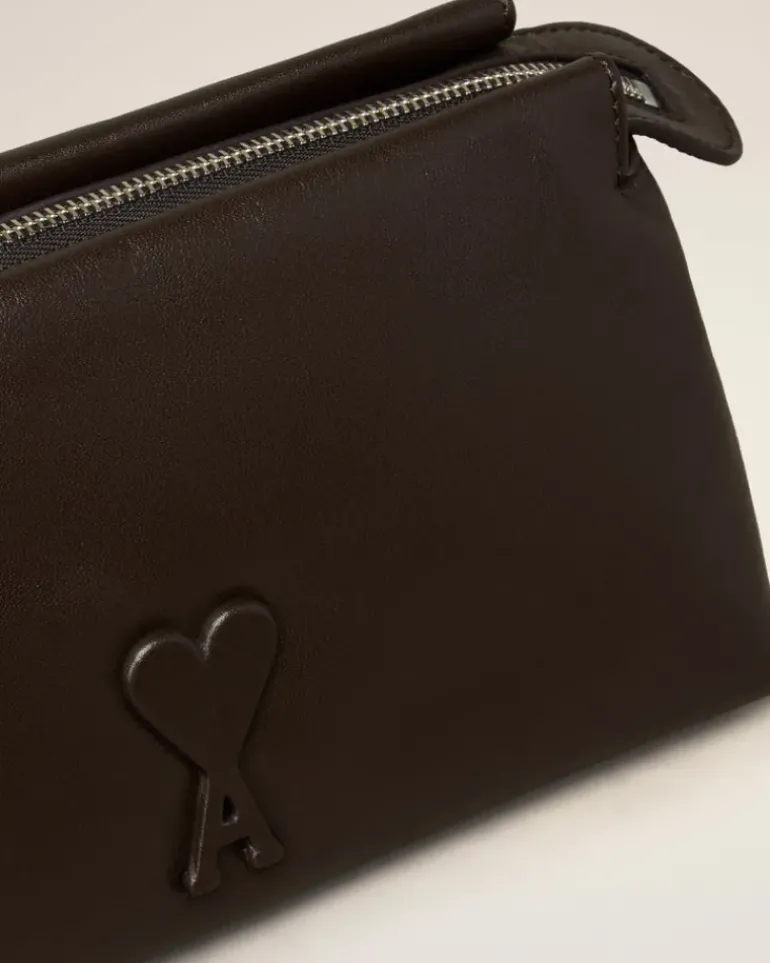 Ami Paris Voulez-Vous Pouch DARK COFFEE Online