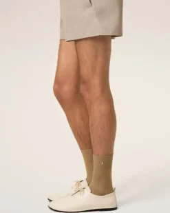 Ami Paris Yellow Cotton Ami de Coeur Plate Socks HAVANA//GOLD Hot