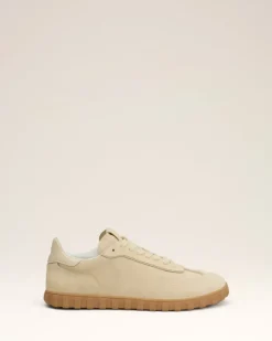 Ami Paris Yellow Leather Low Top Step Sneakers BUTTER Hot