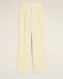 Ami Paris Yellow Wool High Waist Large Trousers BUTTER Shop